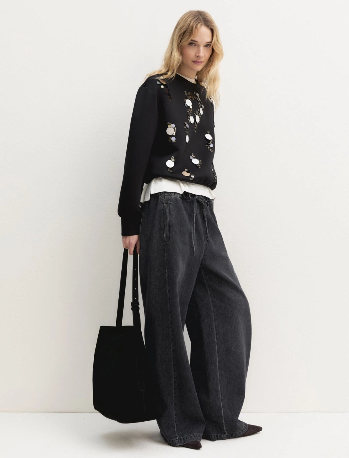 EMME MARELLA Sequinned sweatshirt