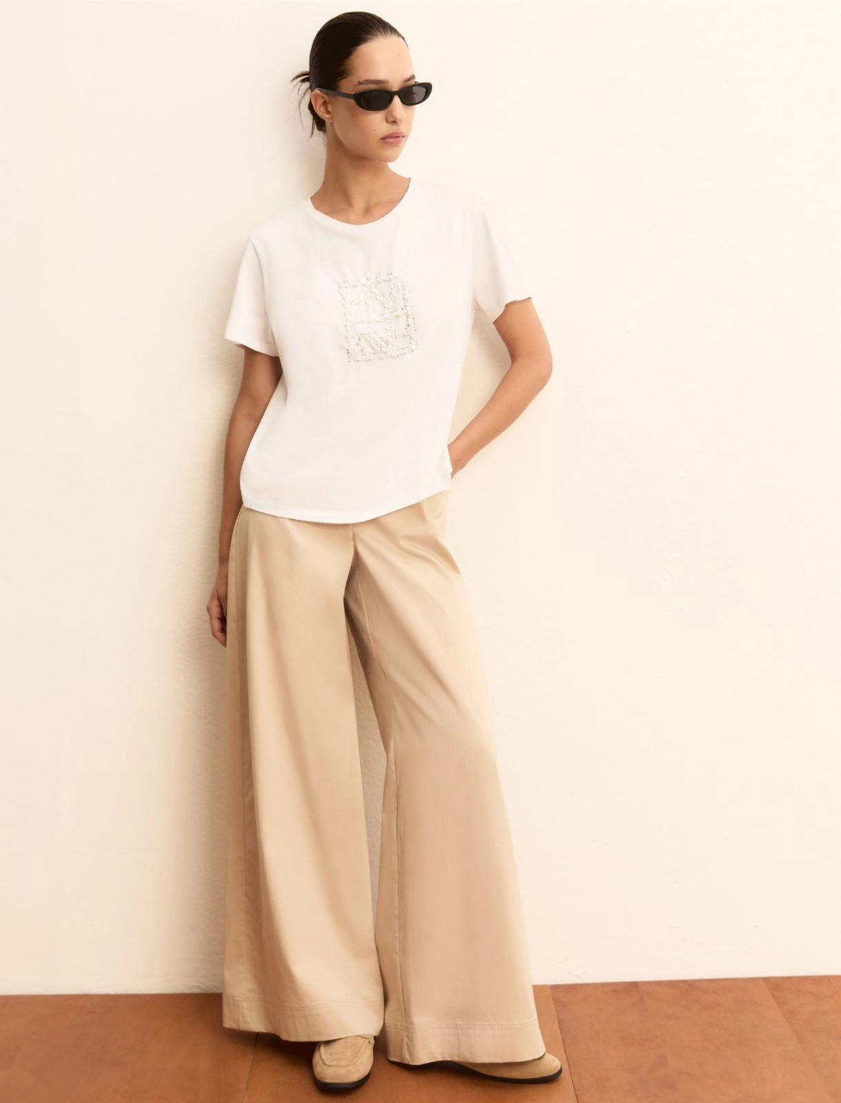 EMME MARELLA sequin-adorned T-shirt