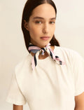 EMME MARELLA Jersey T-shirt with scarf detail
