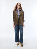 iBLUES Coated fabric blazer