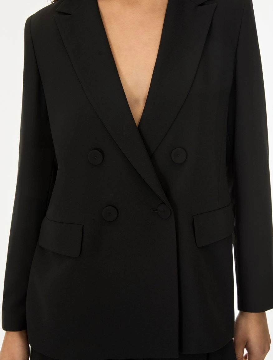 iBLUES FIGURE-SKIMMING BLAZER Black