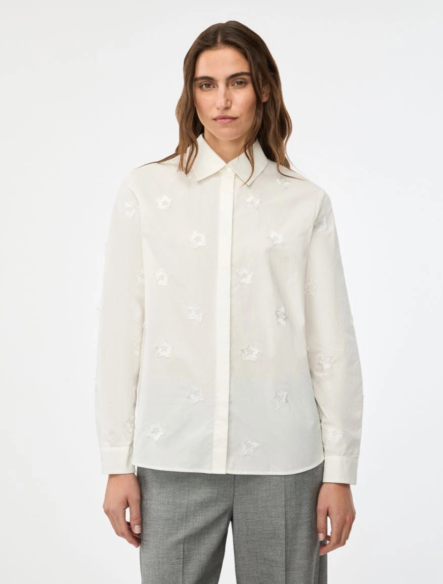 Embroidered shirt - White