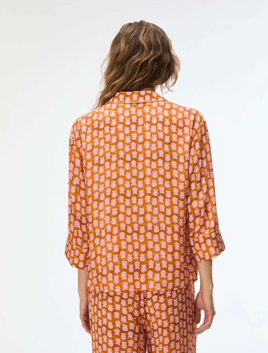 IBLUES Figure-skimming trousers, Orange