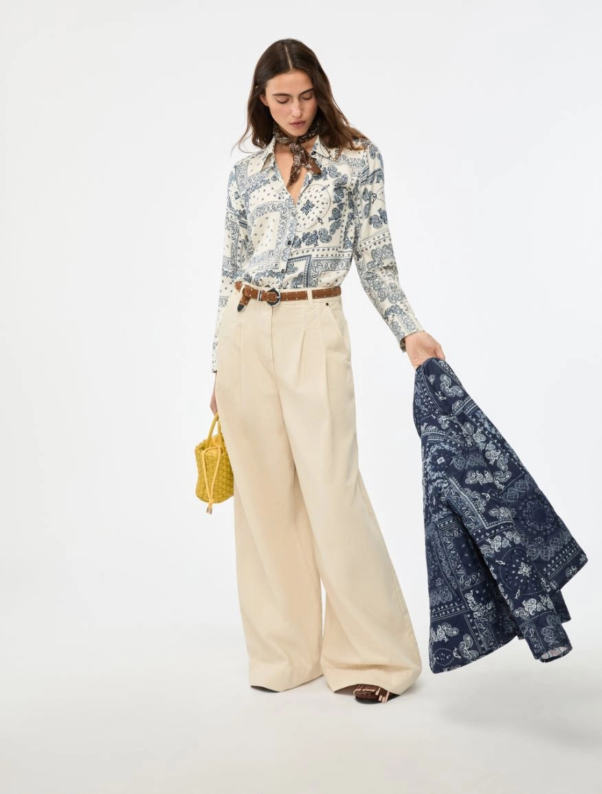 STRAIGHT-FIT SHIRT Ivory