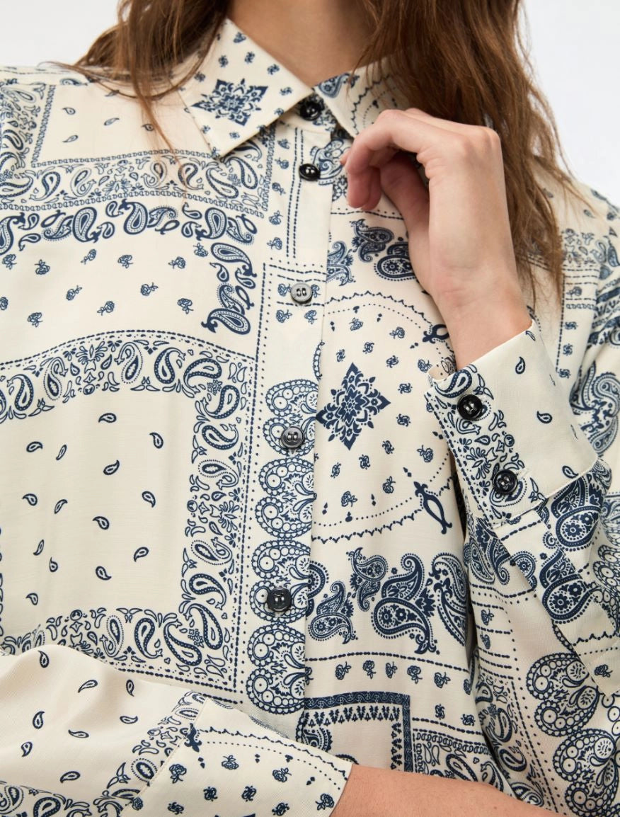 STRAIGHT-FIT SHIRT Ivory