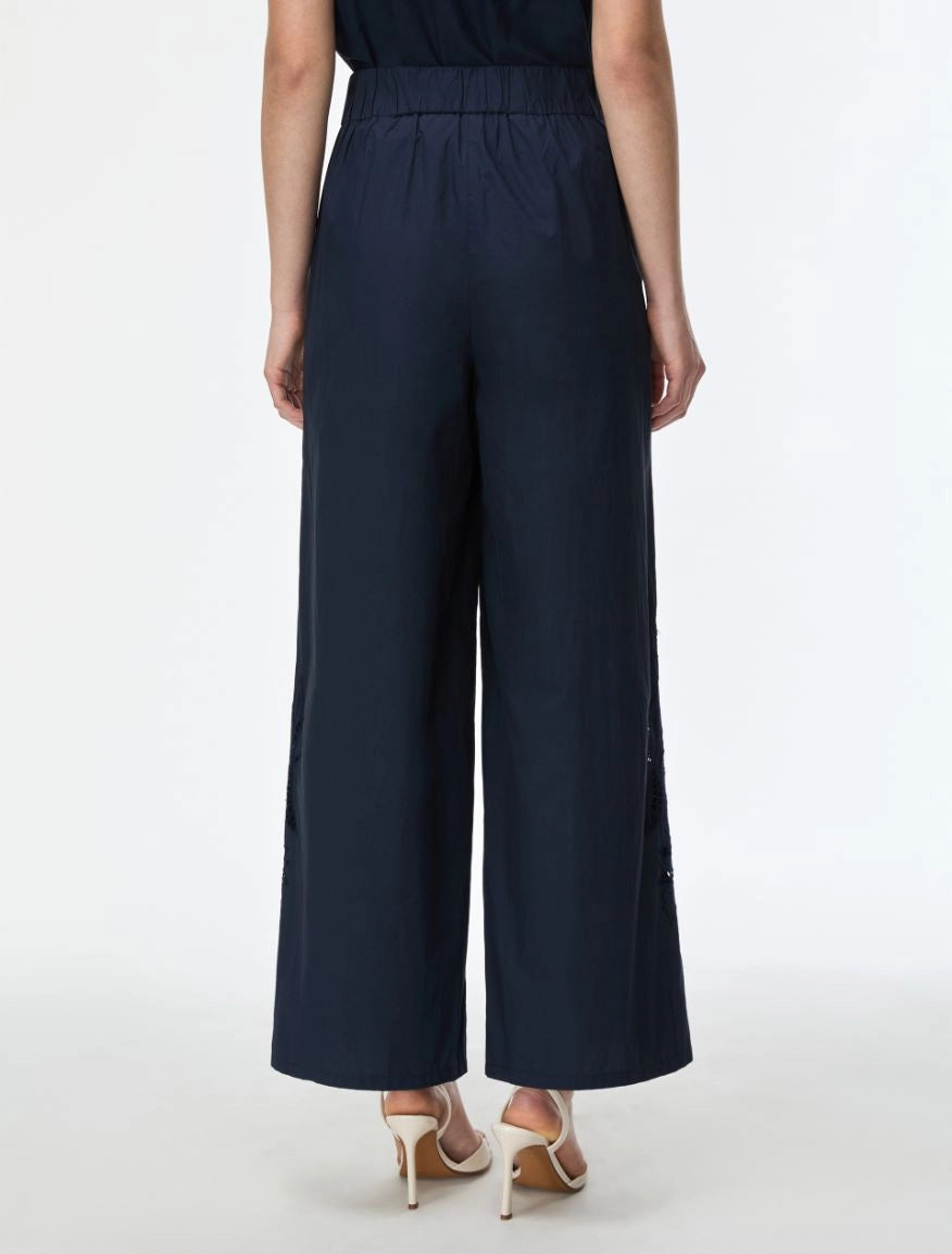 IBLUES Embroidered cotton trousers