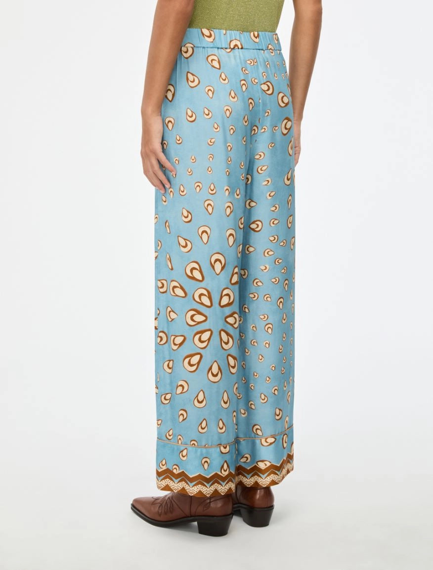 PRINTED TROUSERS Anise