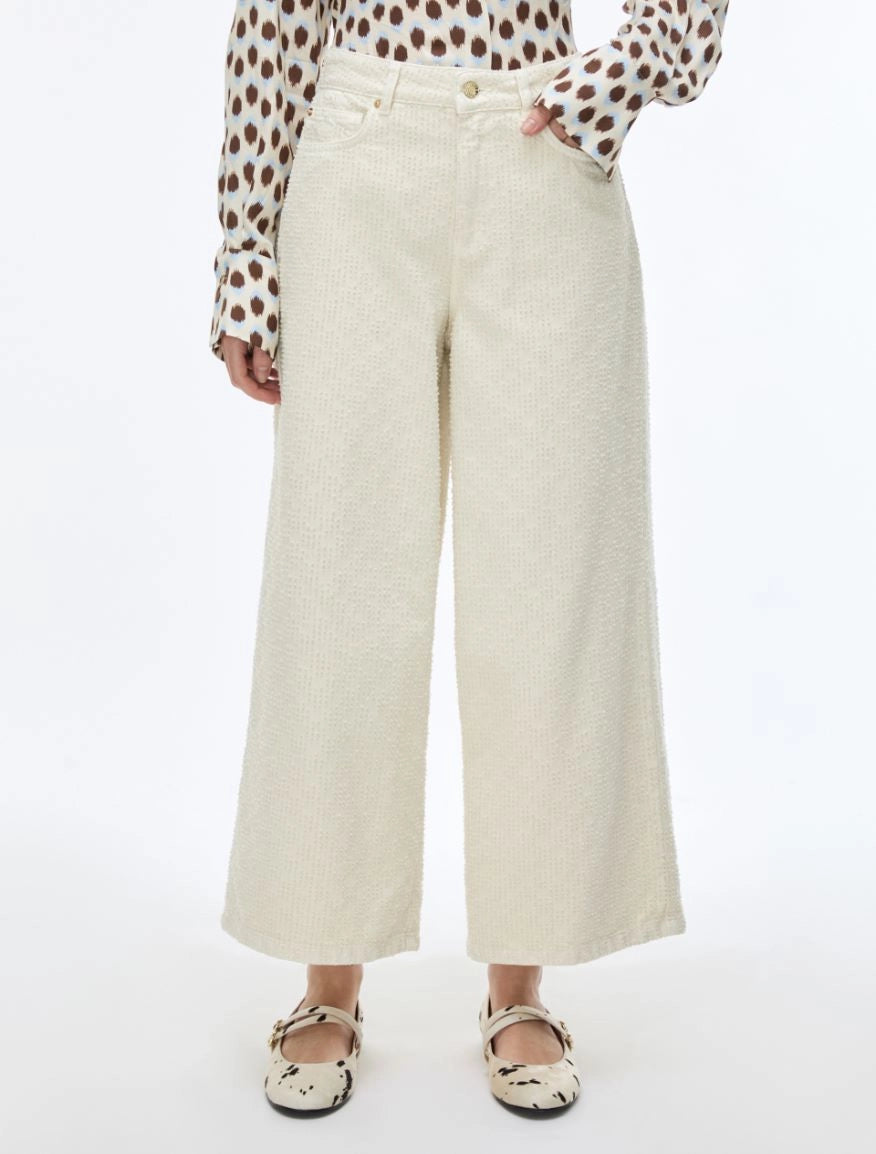 iBLUES Laser - cut cotton trousers