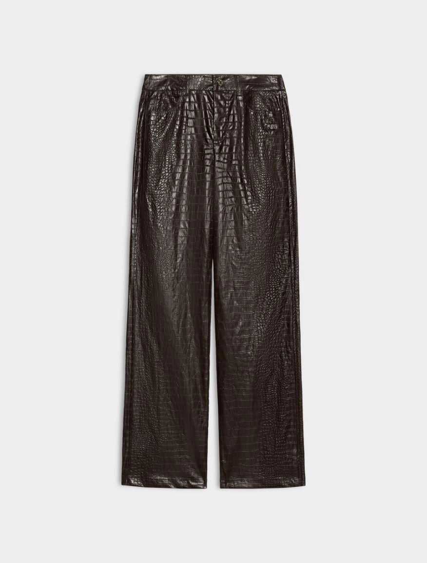 iBLUES Coated fabric trousers