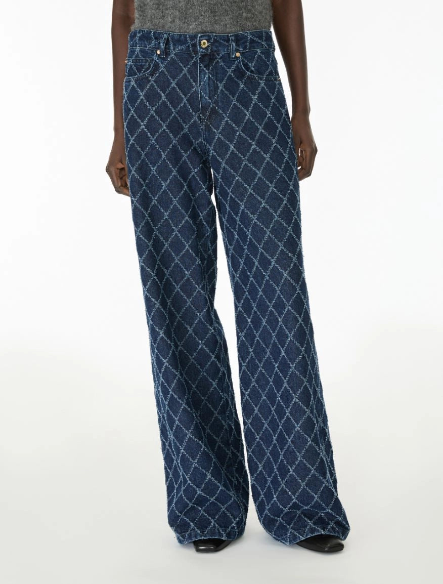 iBLUES Wide - cut jeans, Blue jeans