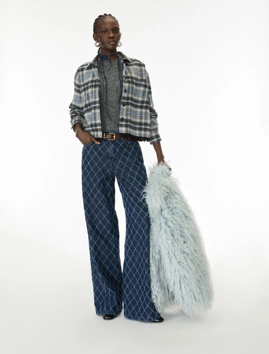 iBLUES Wide - cut jeans, Blue jeans
