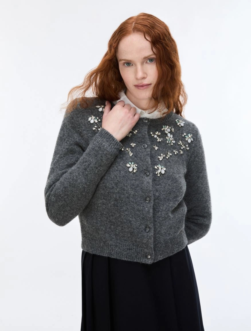 iBLUES Wool and Alpaca blend cardigan