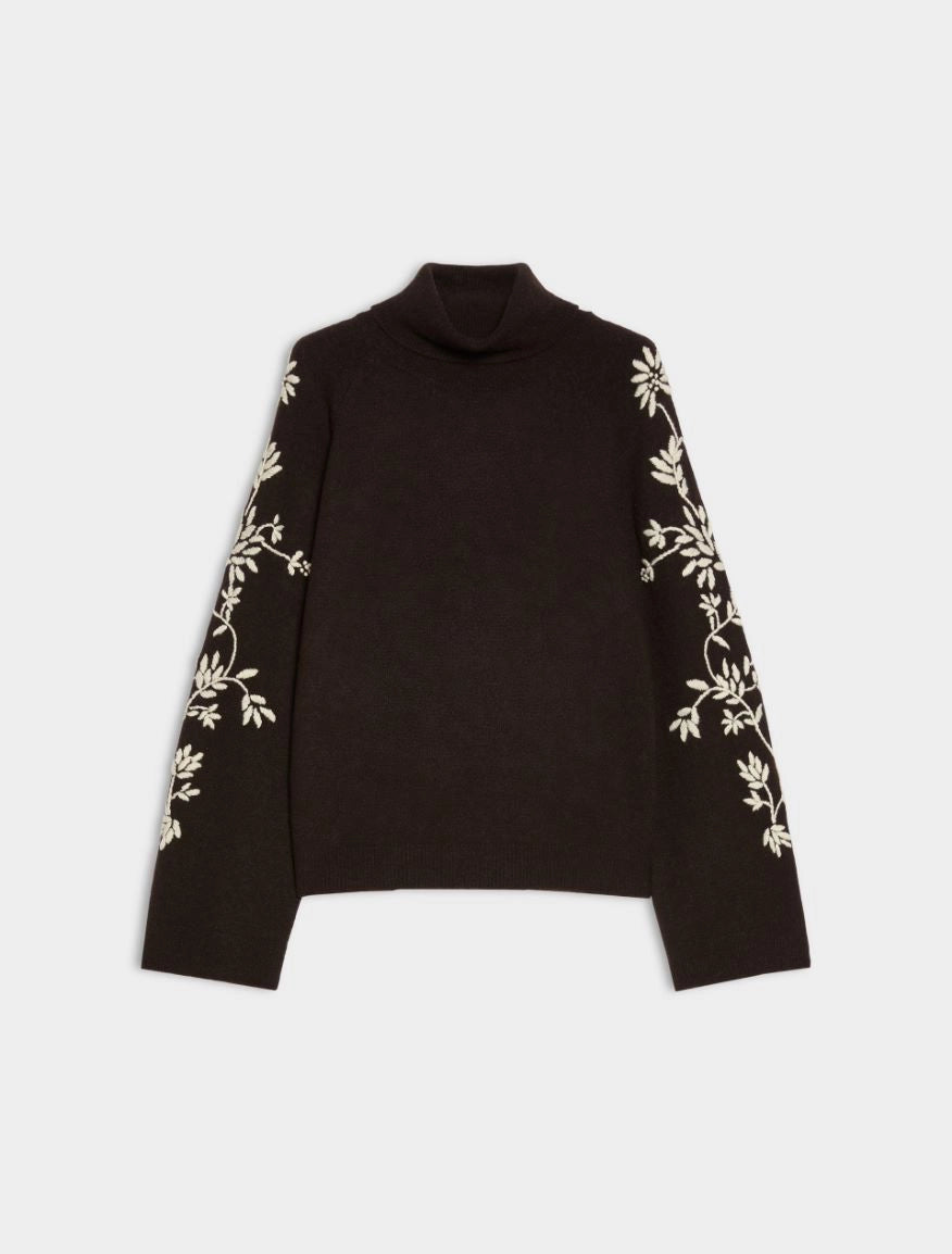 iBLUES Alpaca - blend polo - neck jumper