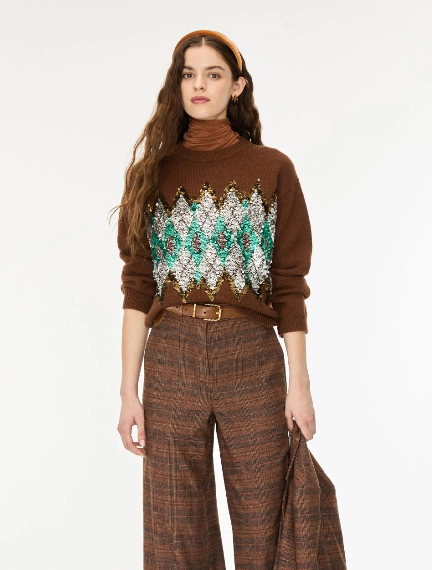 iBLUES Sequin -Embroidered jumper