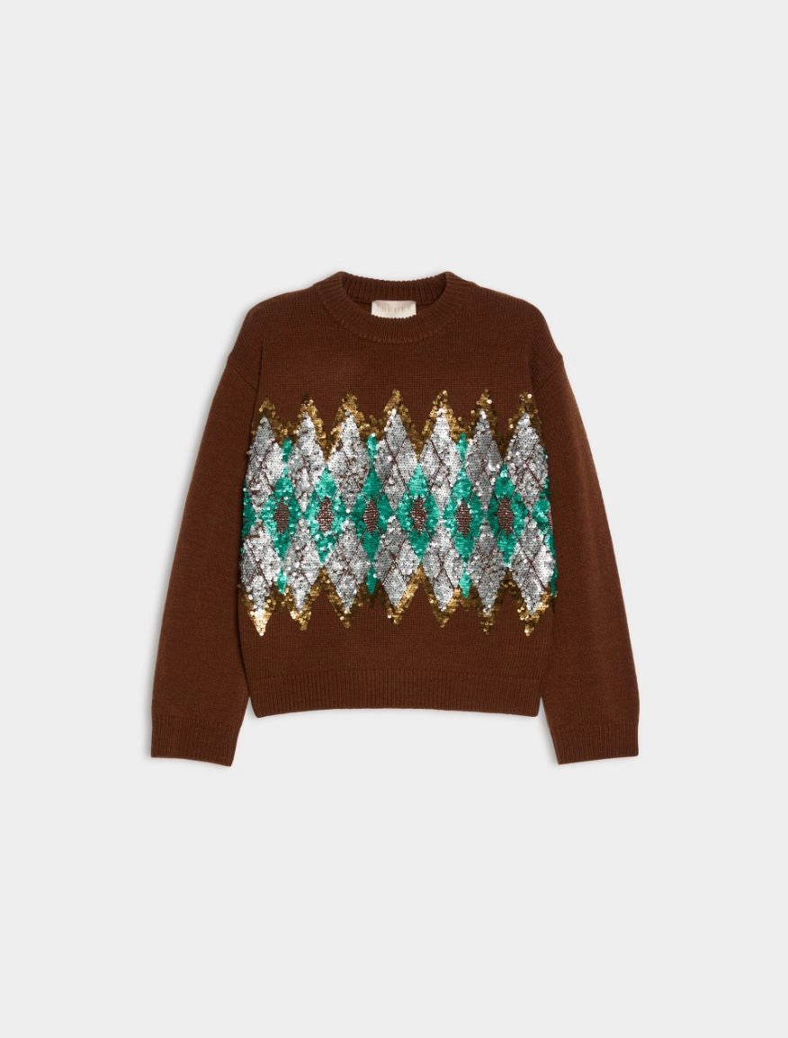 iBLUES Sequin -Embroidered jumper