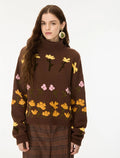 iBLUES Merino wool - blend polo - neck jumper