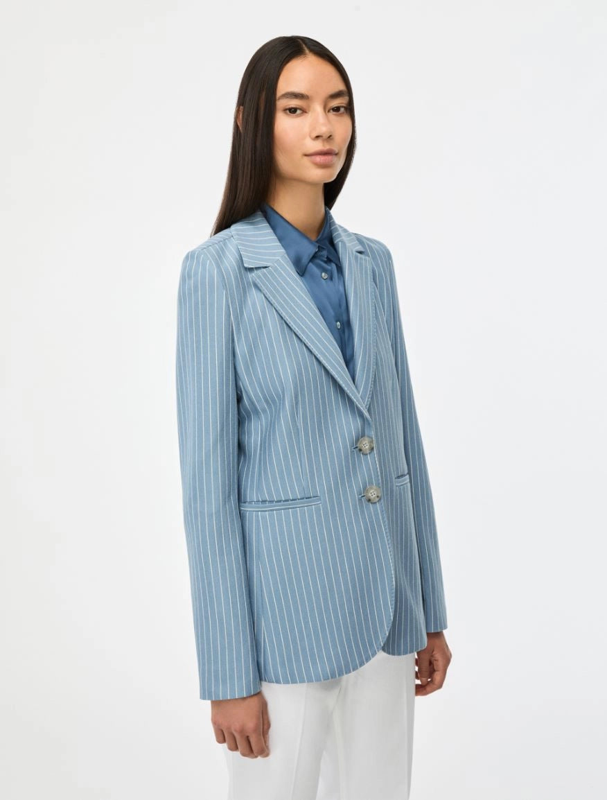 FITTED BLAZER Light Blue