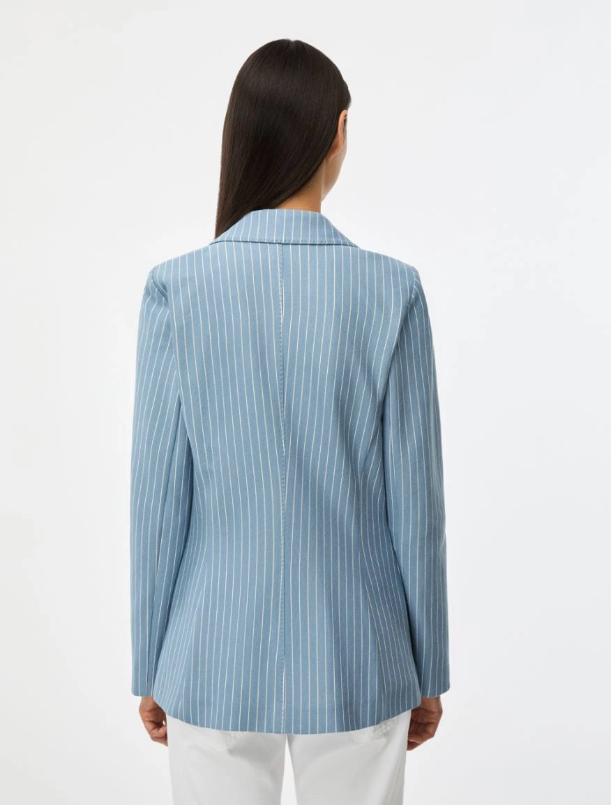 FITTED BLAZER Light Blue