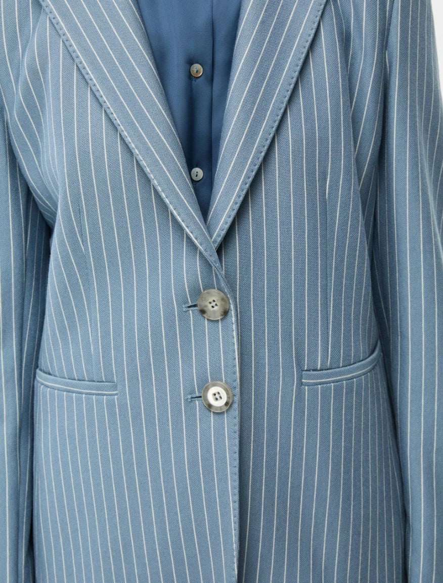 FITTED BLAZER Light Blue