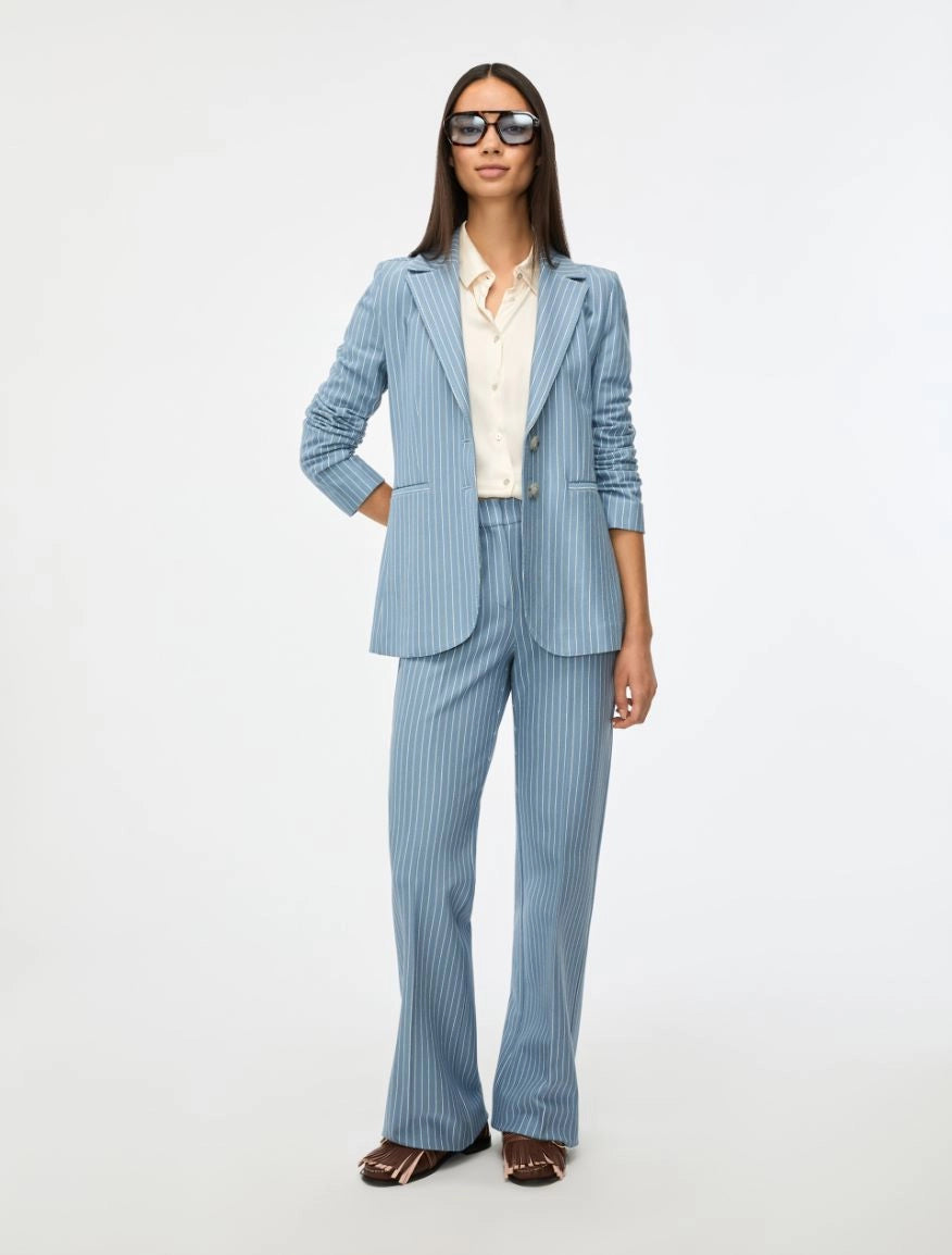 FITTED BLAZER Light Blue