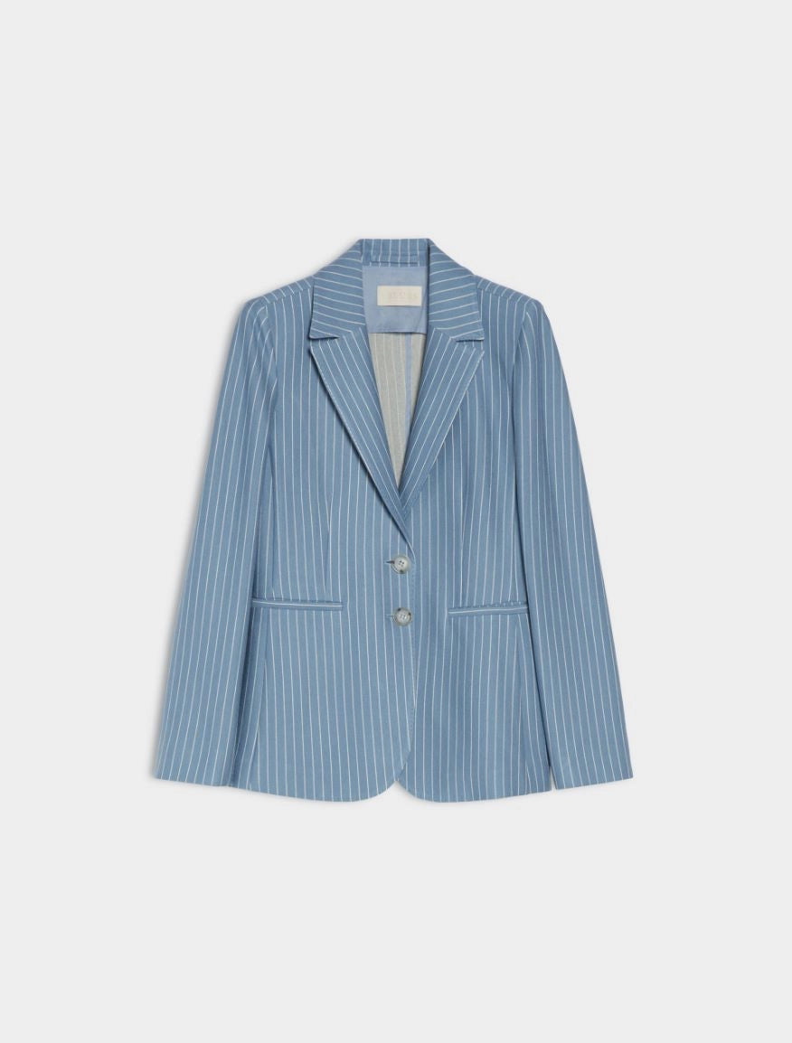 FITTED BLAZER Light Blue
