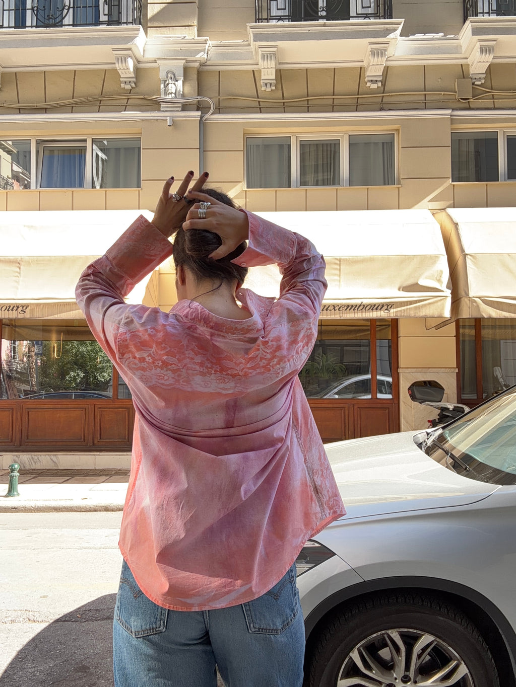 STELLIOUU oversized shirt