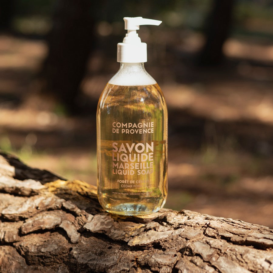 COMPAGNIE DE PROVENCE - Cedar Forest, Extra Pur Υγρό σαπούνι Μασσαλίας (495ml)
