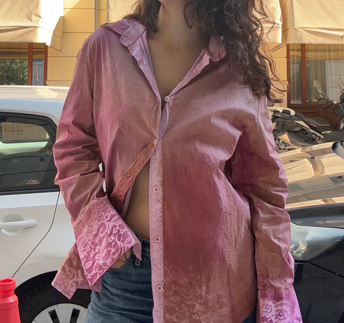 STELLIOUU oversized shirt