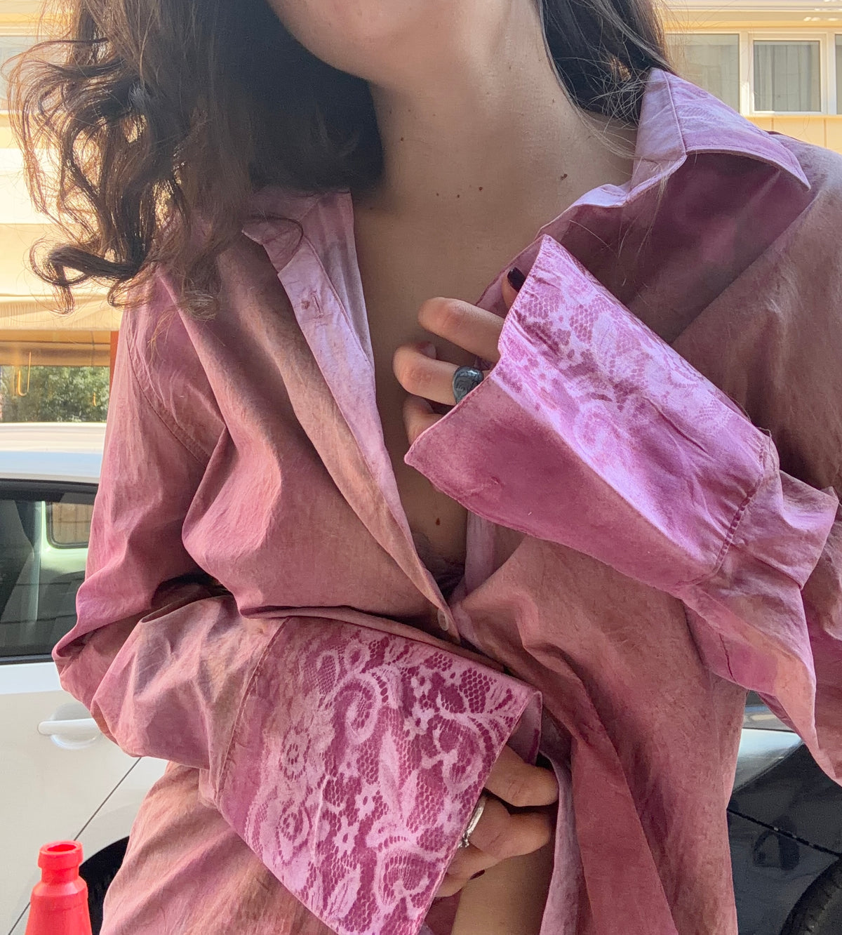 STELLIOUU oversized shirt