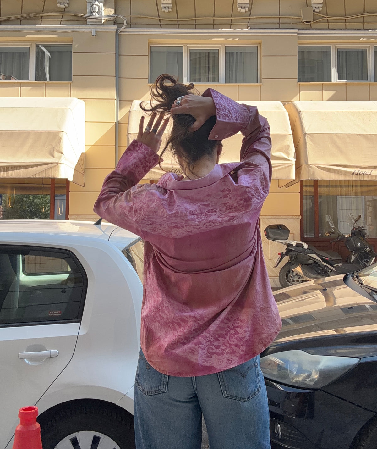 STELLIOUU oversized shirt