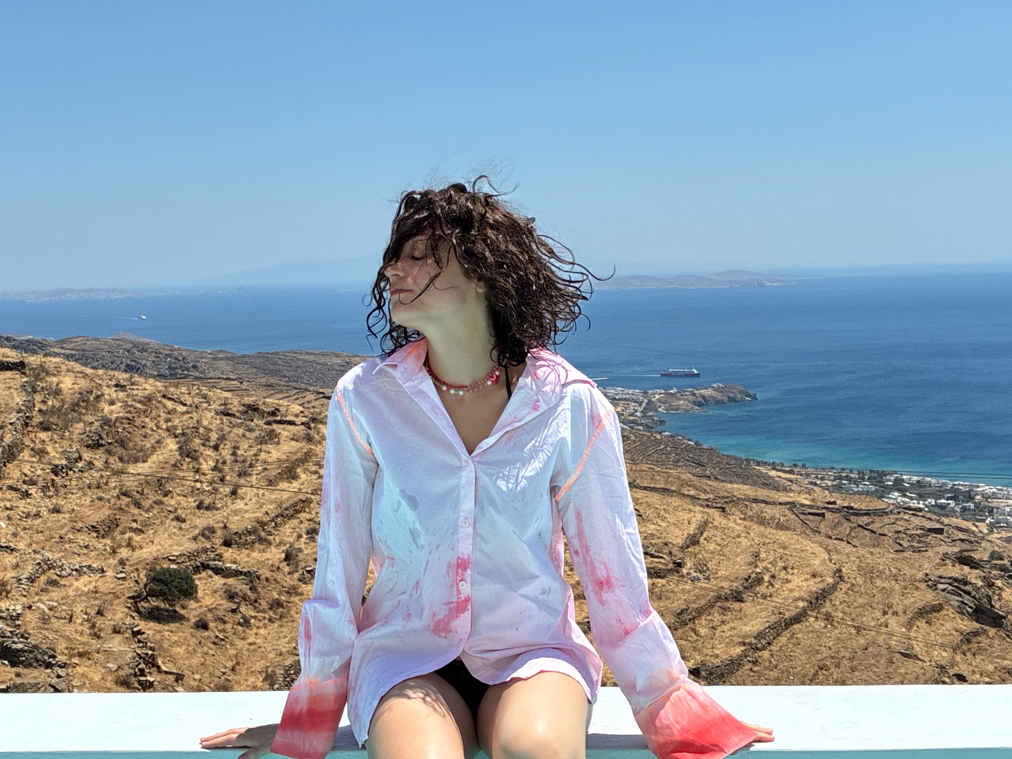 PERSA COLLECTION "WATERMELON SUGAR " Oversized Shirt