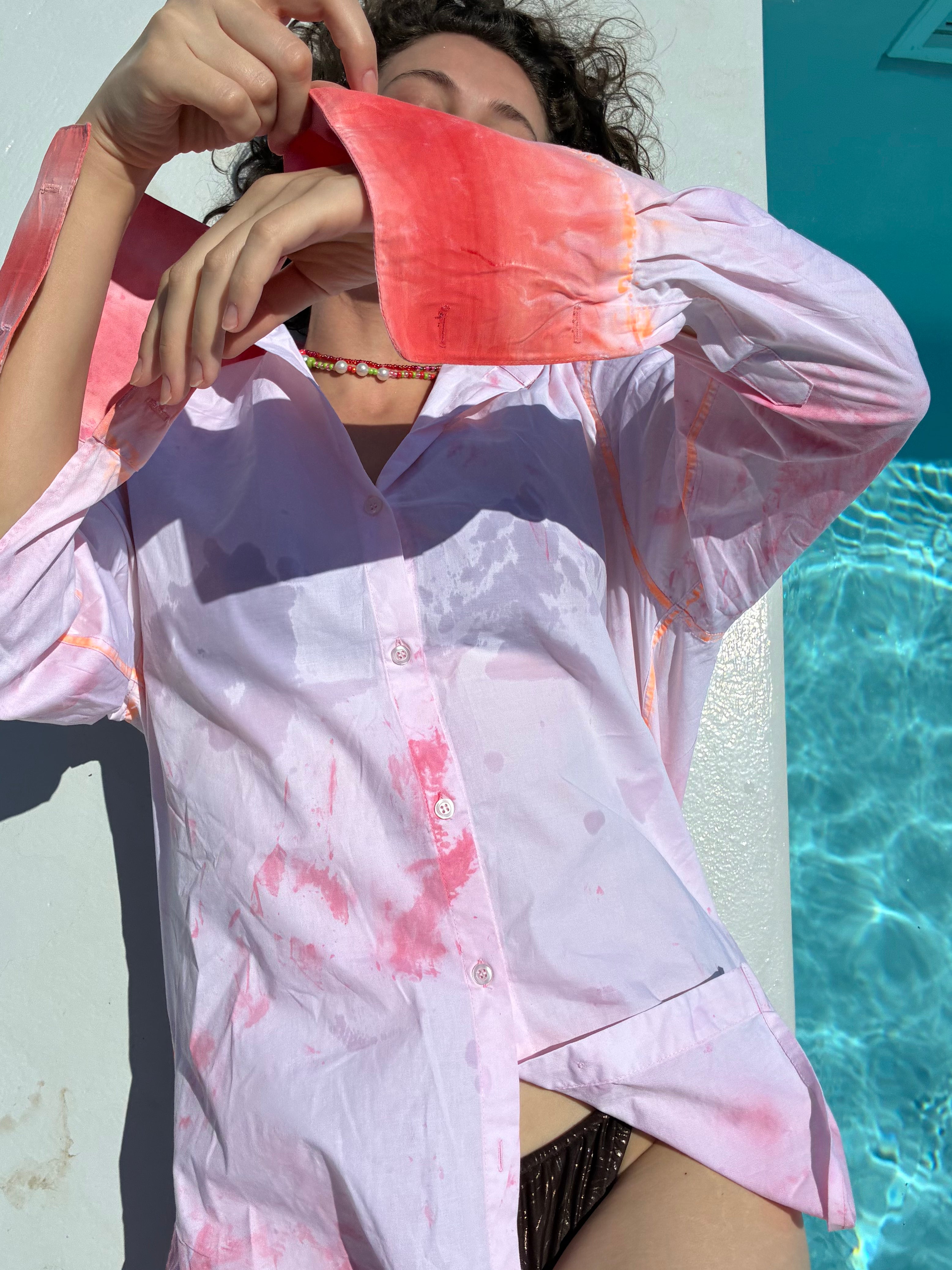 PERSA COLLECTION "WATERMELON SUGAR " Oversized Shirt
