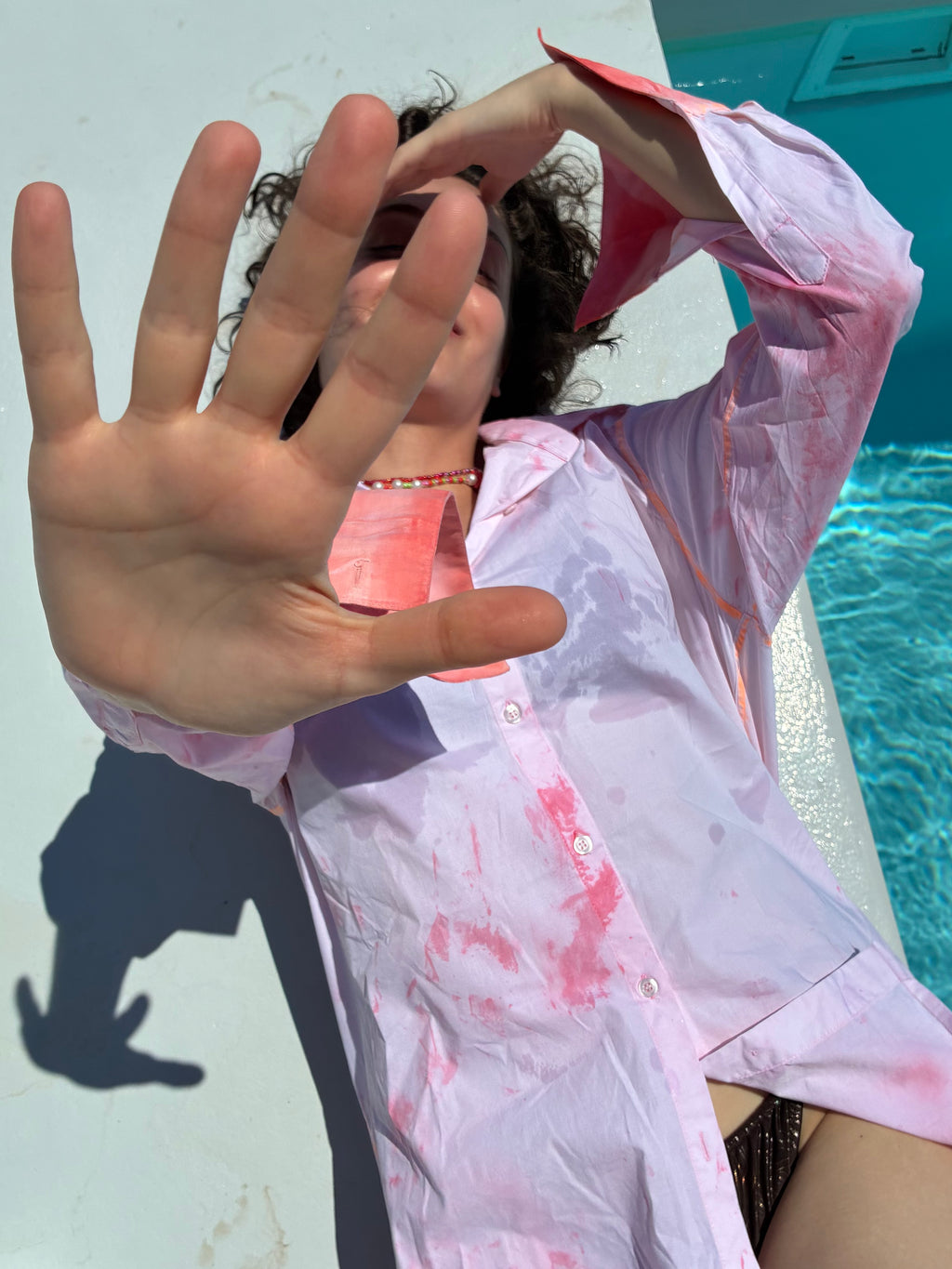 PERSA COLLECTION "WATERMELON SUGAR " Oversized Shirt