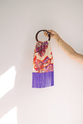 ELENI MALAMI Ioli Cream Silk Luxury Handbag