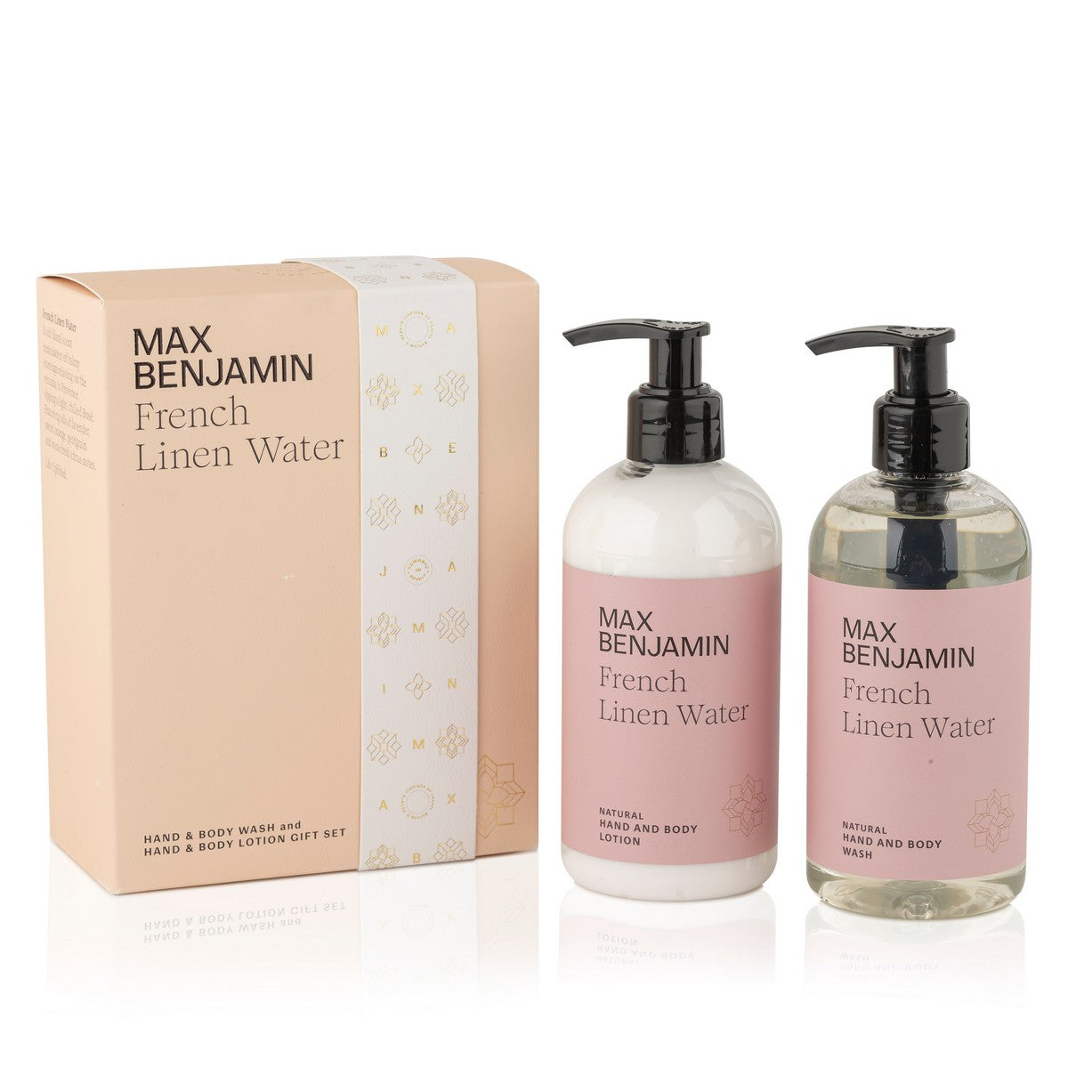 MAX BENJAMIN - French Linen Water, Gift Set με αφρόλουτρο & λοσιόν χεριών & σώματος (300mL)