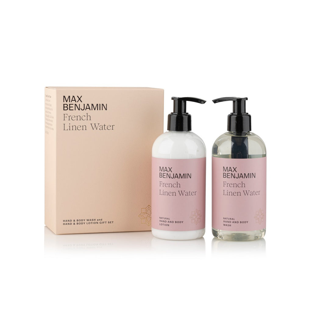 MAX BENJAMIN - French Linen Water, Gift Set με αφρόλουτρο & λοσιόν χεριών & σώματος (300mL)