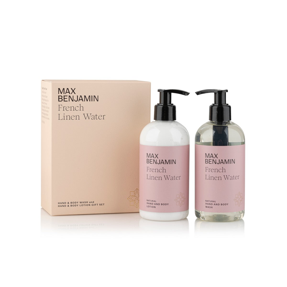 MAX BENJAMIN - French Linen Water, Gift Set με αφρόλουτρο & λοσιόν χεριών & σώματος (300mL)