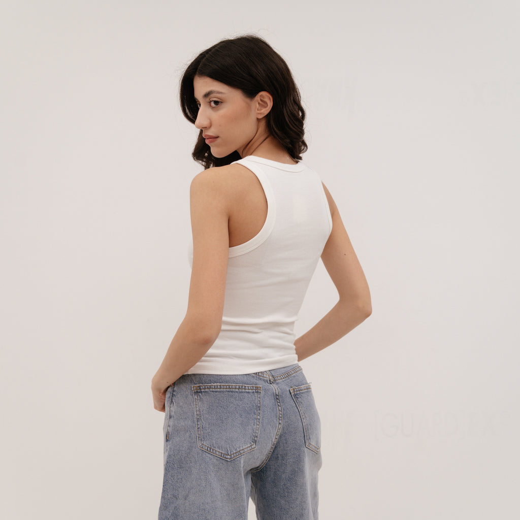 PERSA COLLECTION White Tank Top