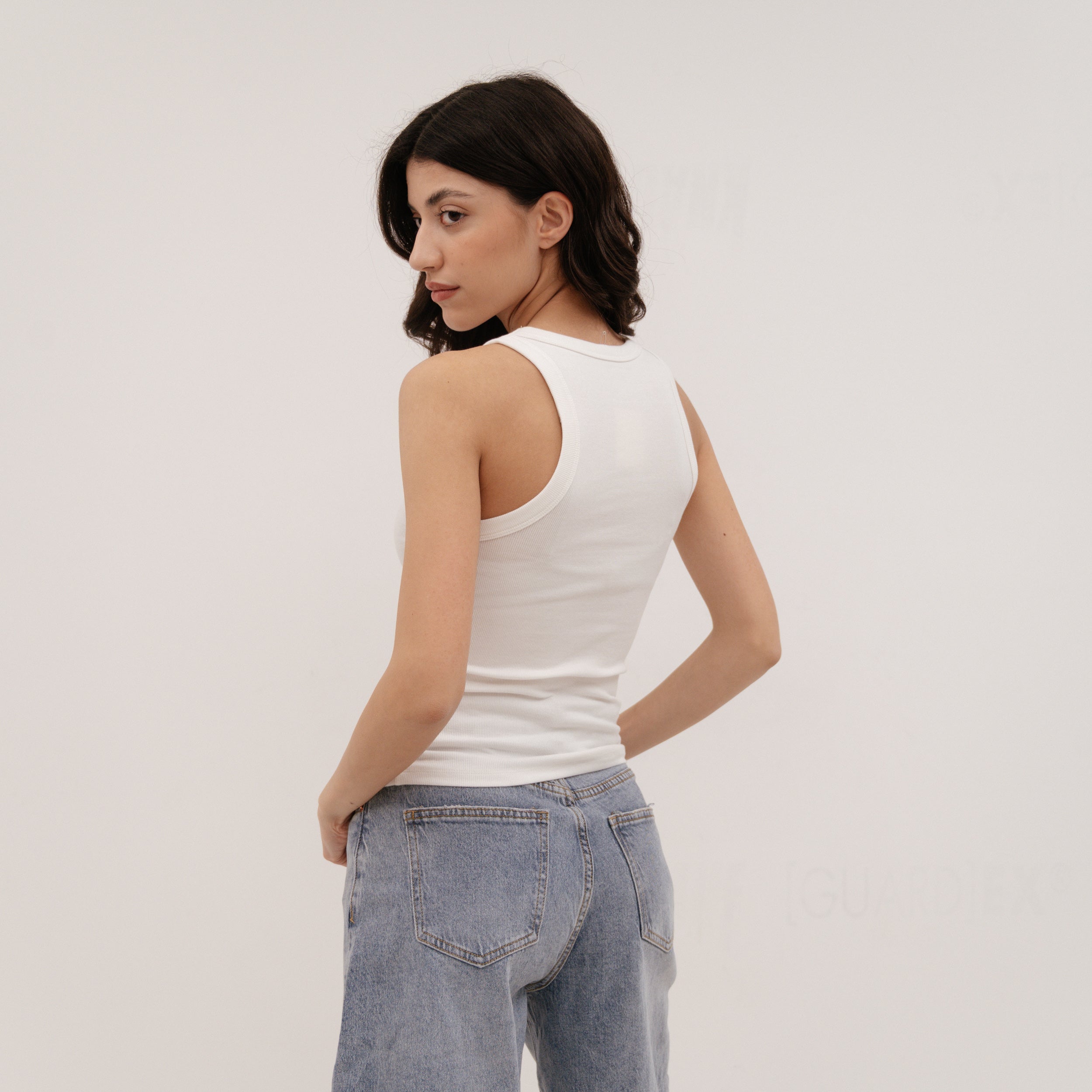PERSA COLLECTION White Tank Top