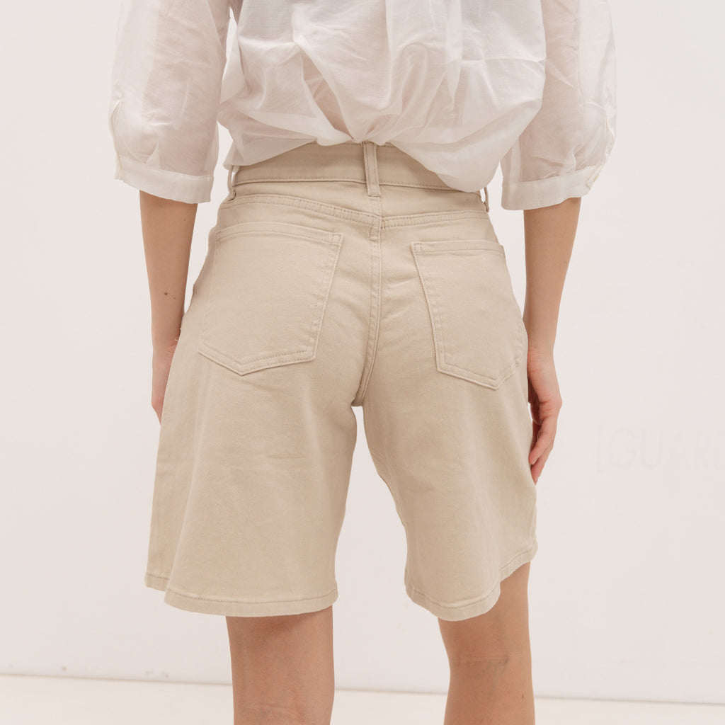 PERSA COLLECTION Beige Cotton Shorts