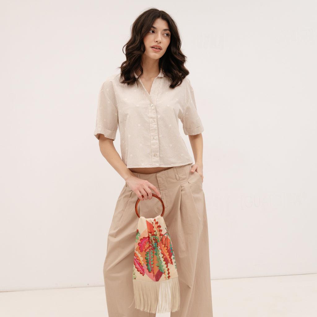ELENI MALAMI  Luxury HandBag with acrylic Handles