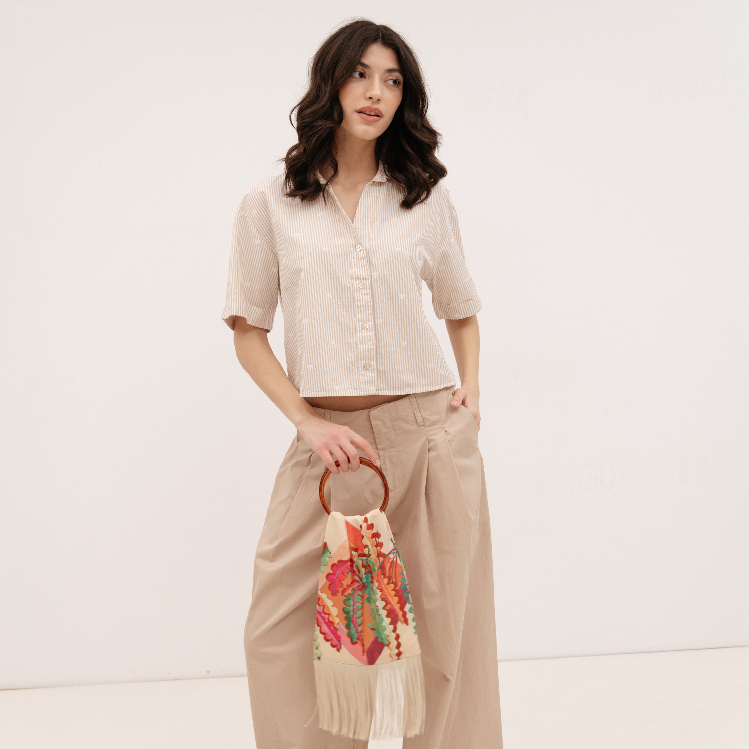 ELENI MALAMI  Luxury HandBag with acrylic Handles