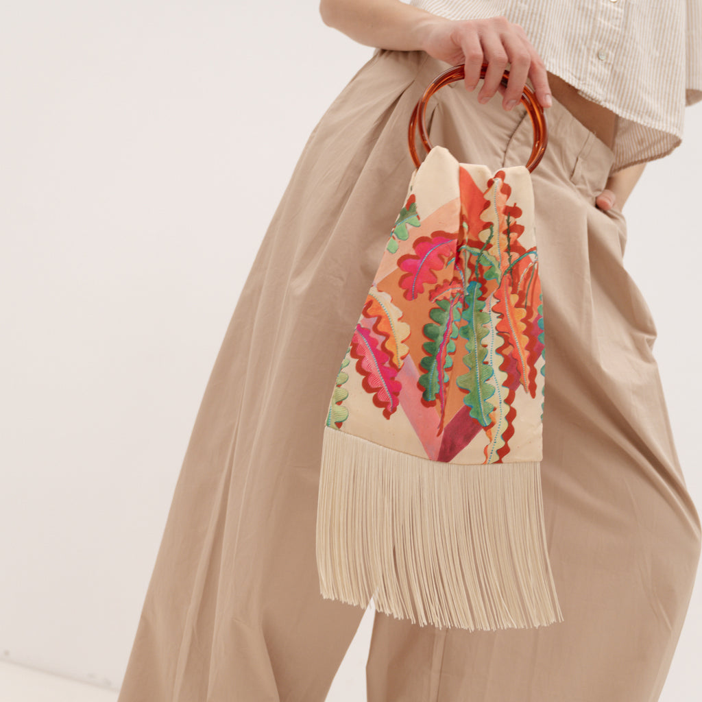 ELENI MALAMI  Luxury HandBag with acrylic Handles