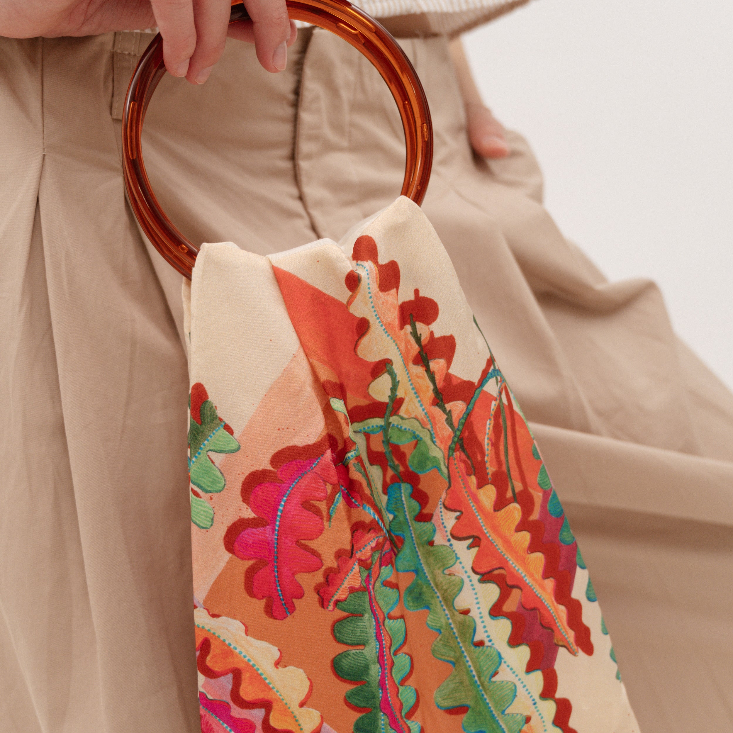 ELENI MALAMI  Luxury HandBag with acrylic Handles