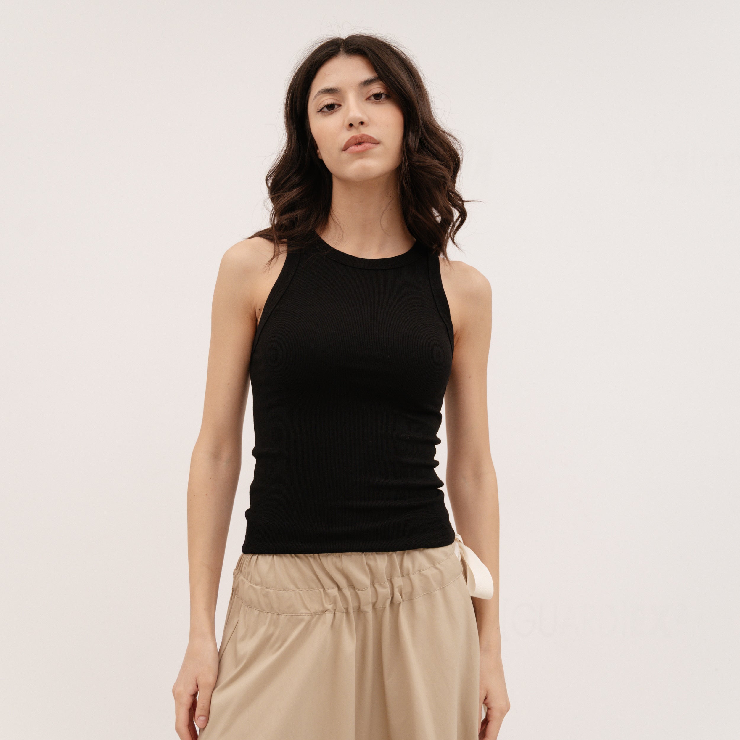 PERSA COLLECTION Black Tank Top