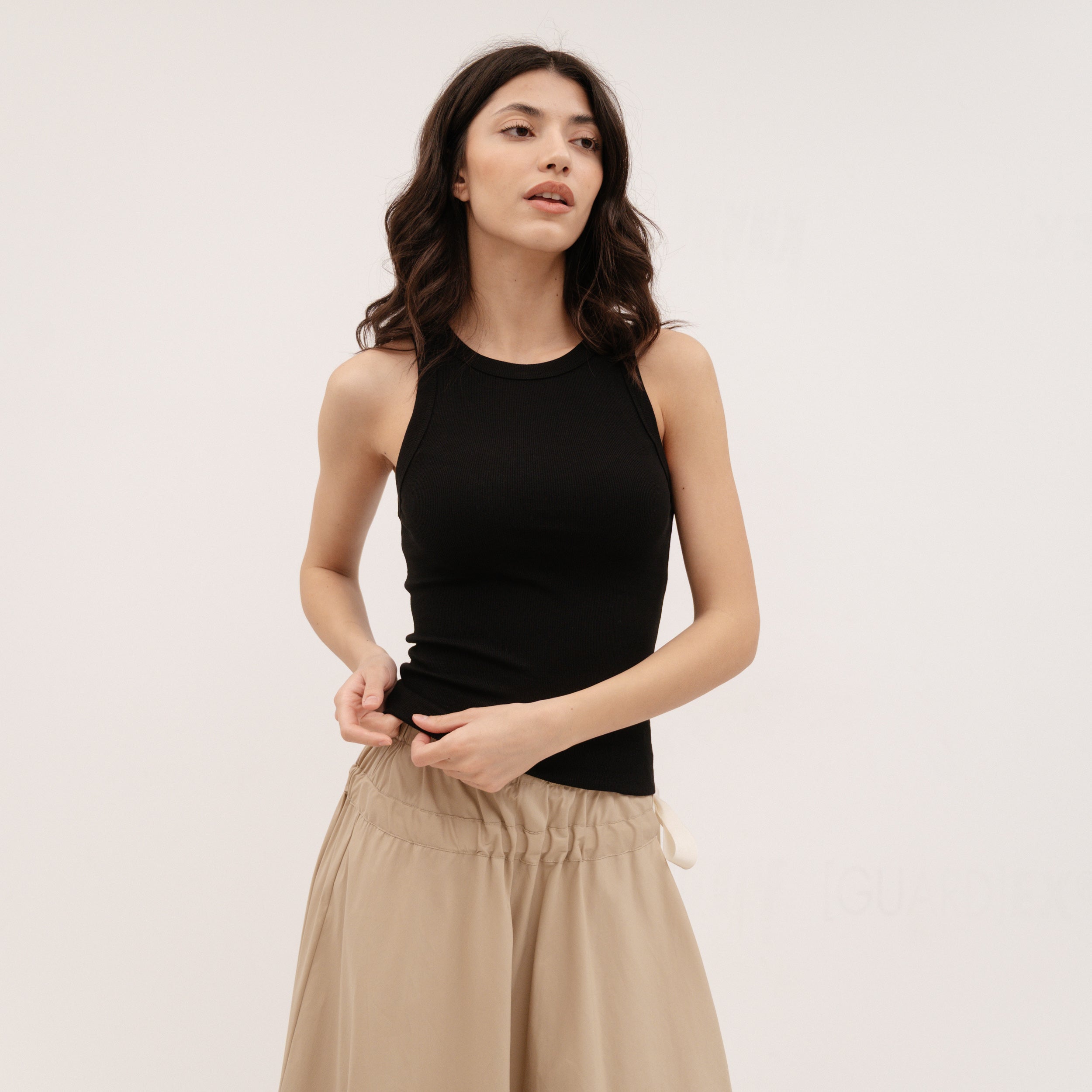 PERSA COLLECTION Black Tank Top