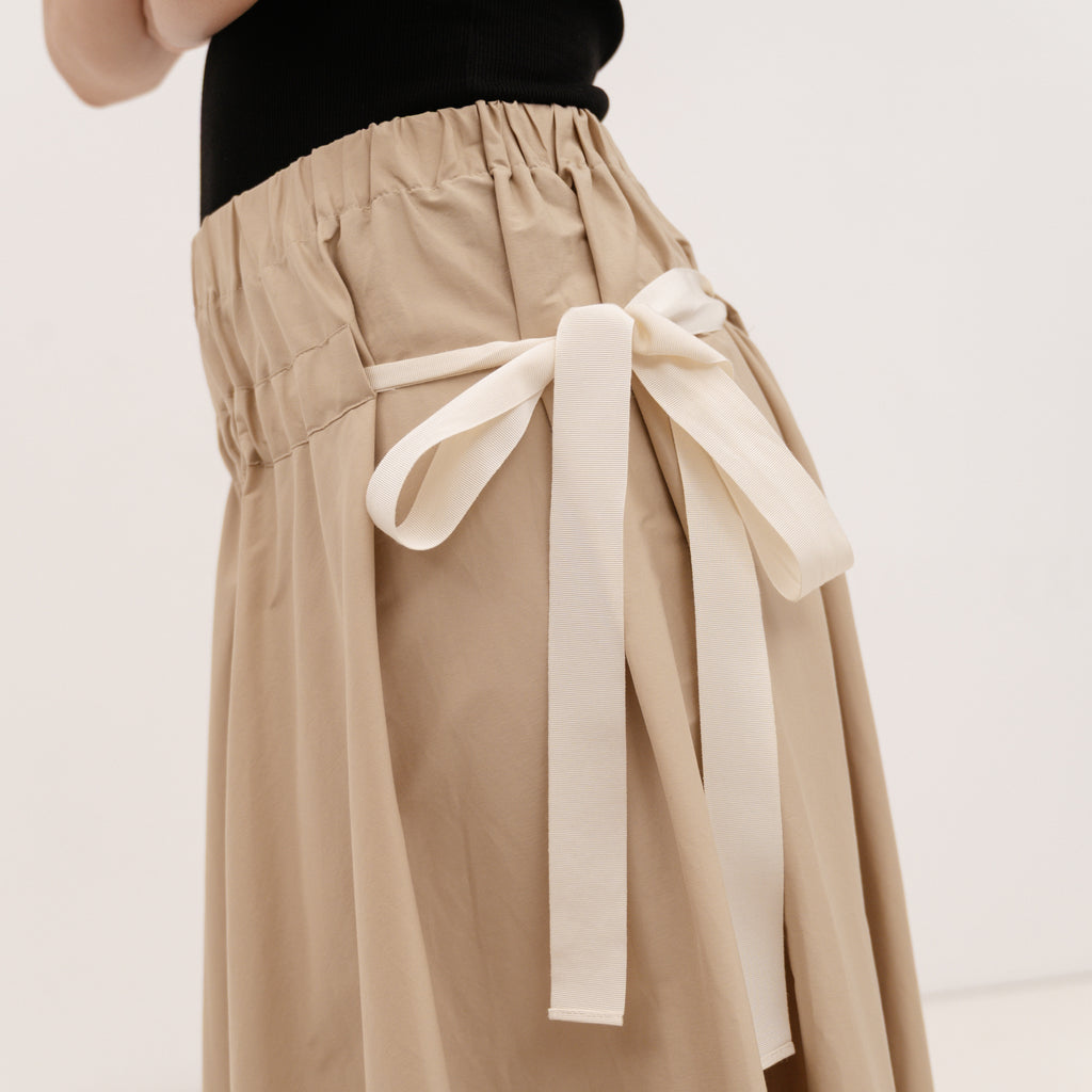 IBLUES FULL SKIRT Beige