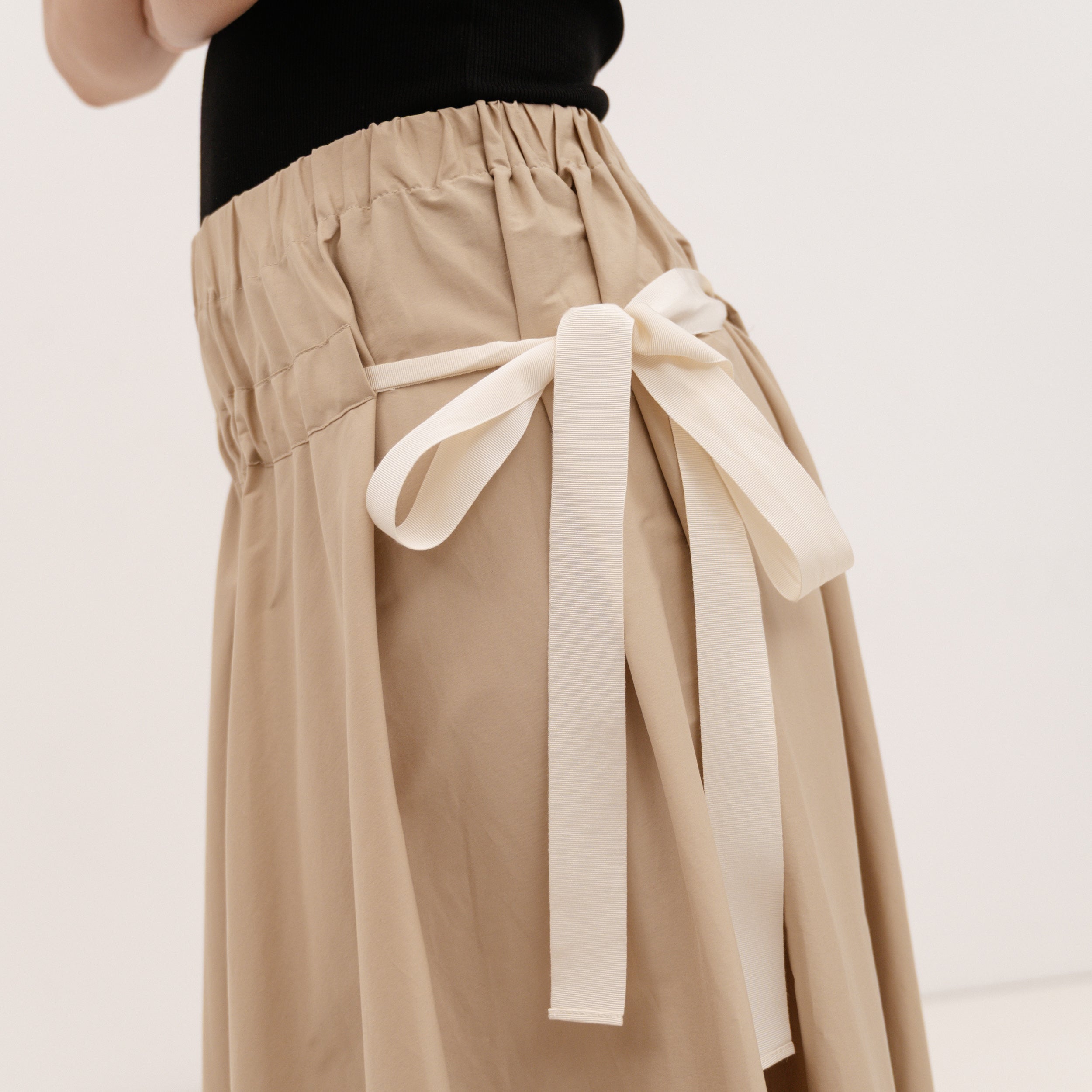 IBLUES FULL SKIRT Beige