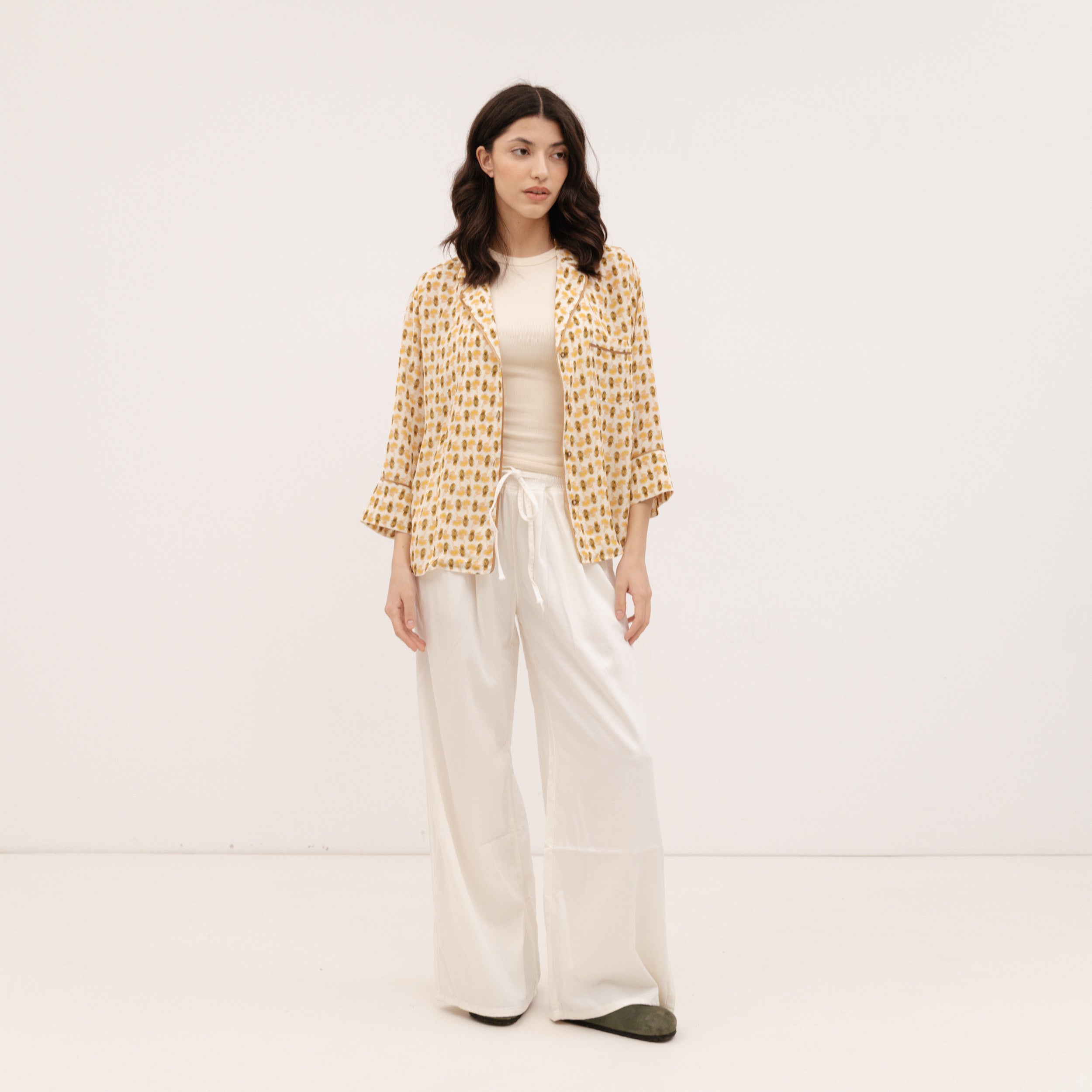 PERSA COLLECTION White Cotton Pants