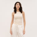 PERSA COLLECTION Beige Tank Top